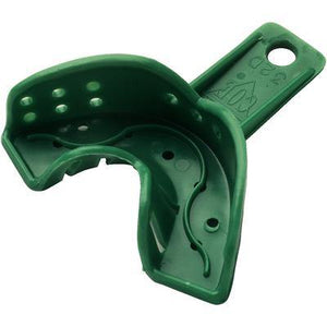 COE® Disposable Spacer Impression Trays – Perforated, Green, 12/Bag