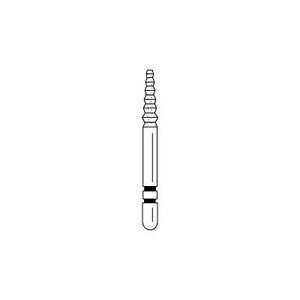 Two Striper® FG Crown Cut™ Diamond Burs – FG, Coarse, Green, 5/Pkg