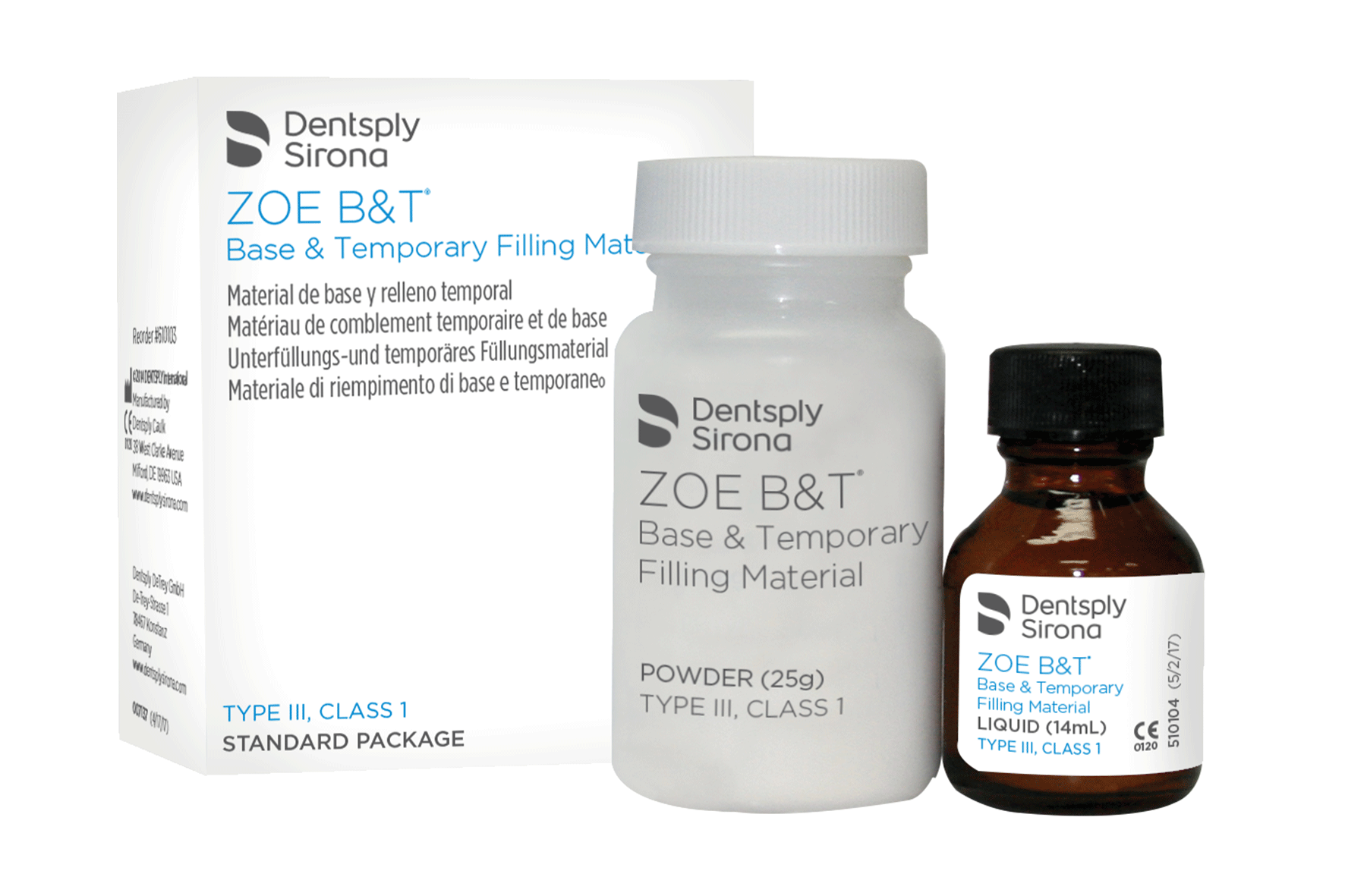 ZOE B&T Cement, Standard Package