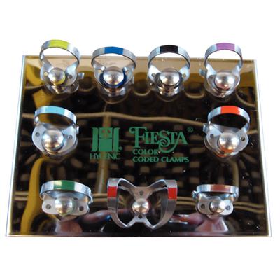 Hygenic® Fiesta® Color-Coded Clamps, Sets