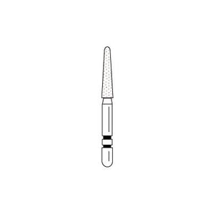 Two Striper® Diamond Burs – FG, Coarse, Green, Taper Round End, 5/Pkg
