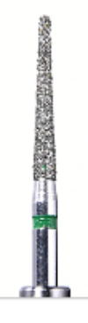 Diamond Bur, Round End Taper 10/pk