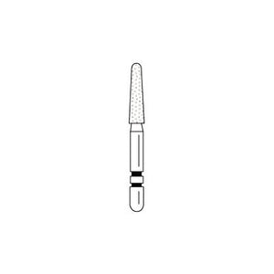 Two Striper® Diamond Burs – FG, Coarse, Green, Taper Round End, 5/Pkg