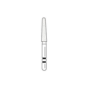 Two Striper® Diamond Burs – FG, Coarse, Green, Taper Round End, 5/Pkg