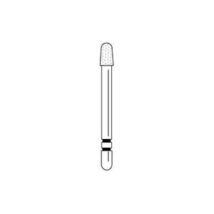 Two Striper® Diamond Burs – FG, Coarse, Green, Taper Round End, 5/Pkg