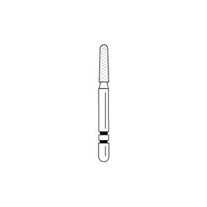 Two Striper® Diamond Burs – FG, Coarse, Green, Taper Round End, 5/Pkg