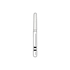Two Striper® Diamond Burs – FG, Coarse, Green, Taper Round End, 5/Pkg