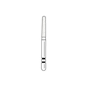 Two Striper® Diamond Burs – FG, Coarse, Green, Taper Round End, 5/Pkg