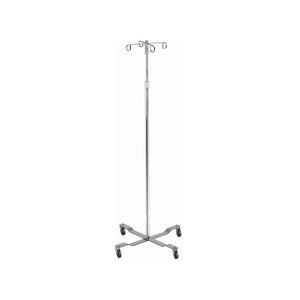 IV Pole, Economy, with Removable Top, Two Hook, H40-82