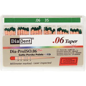 Dia-Pro ISO GT™ Taper Gutta Percha Points – MI.029, 60/Box