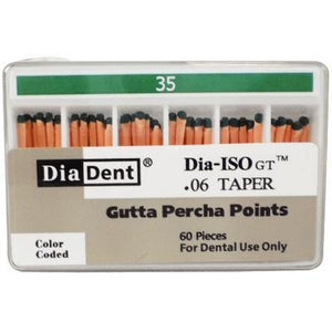 Dia-ISO GT™ Gutta Percha Points – 0.06 Taper, 60/Box