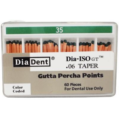 Dia-ISO GT™ Gutta Percha Points – 0.06 Taper, 60/Box