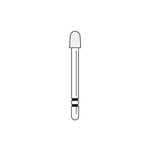 Two Striper® Diamond Burs – FG, Coarse, Green, Taper Round End, 5/Pkg