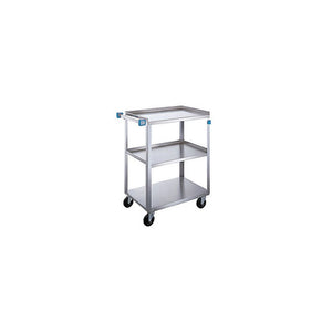 Utility Cart, Stainless Steel, Three Shelf