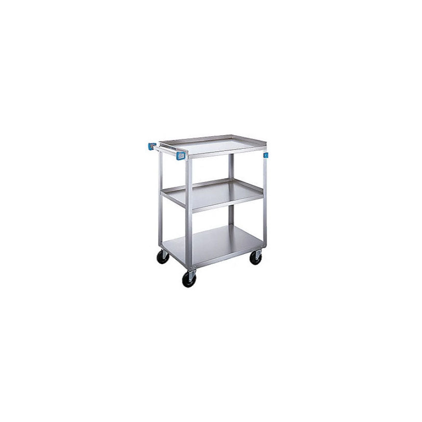 Utility Cart, Stainless Steel, Three Shelf