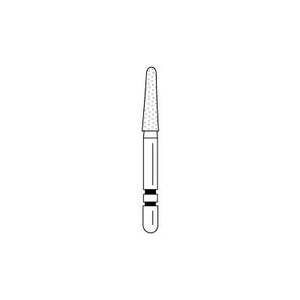 Two Striper® Diamond Burs – FG, Fine, Red, Taper Round End, 5/Pkg