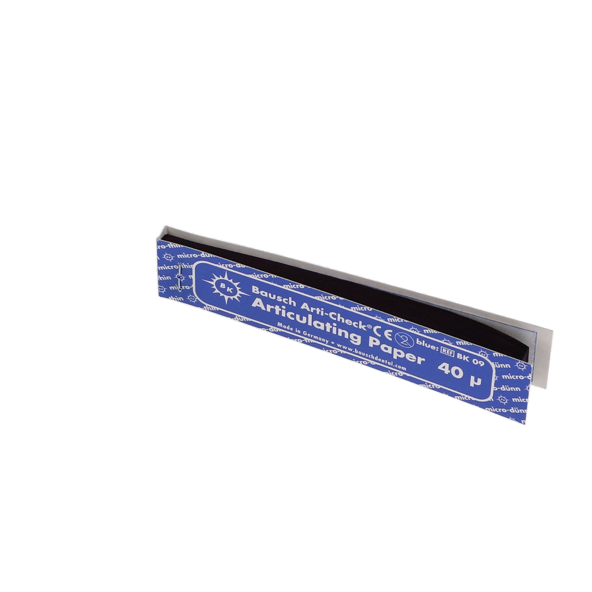 Bausch Arti-Check® Articulating Paper – Straight, Box with Booklets, 200 Strips