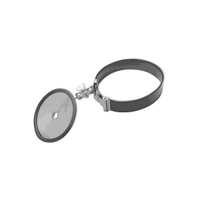 Head Mirror, with rubber rim and 1/2
