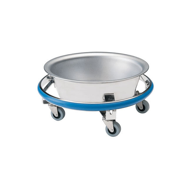 Sponge Bucket, Stainless Steel, 8-1/2qt, OD 16-1/2