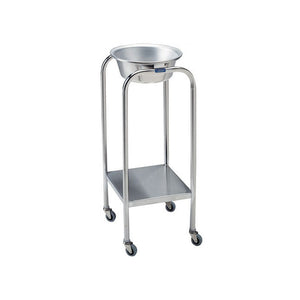 Basin Stand, Stainless Steel, with Shelf