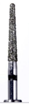 Diamond Bur, Round End Taper 10/pk