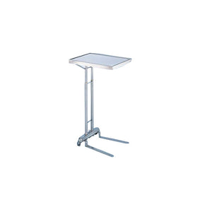 Mayo Stand, Foot-Operated, Stainless Steel, H39.5-62