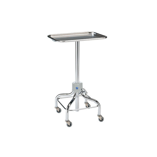 Medical Tray Stand, Stainless steel, 40 lb, W12-5/8