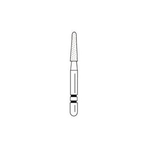 Two Striper® Diamond Burs – FG, Fine, Red, Taper Round End, 5/Pkg