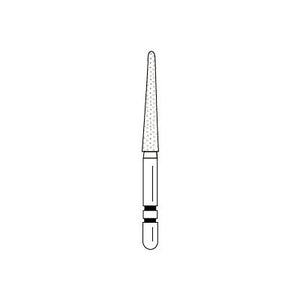 Two Striper® Diamond Burs – FG, Fine, Red, Taper Round End, 5/Pkg