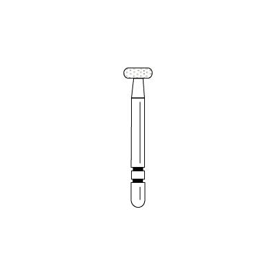 Two Striper® Diamond Burs – FG, Coarse, Green, Wheel, 5/Pkg