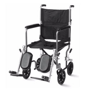 Transport Chair, Elevating Leg Rest, Full Length Armrest