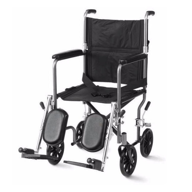Transport Chair, Elevating Leg Rest, Full Length Armrest