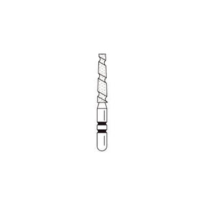 Two Striper® TS2000™ ShortCut™ Diamond Burs – FGSS, Course, Green, Cone, 5/Pkg