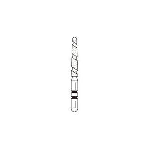 Two Striper® TS2000™ ShortCut™ Diamond Burs – FGSS, Course, Green, Cone, 5/Pkg