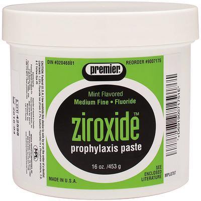 Ziroxide® Prophy Paste – 1 lb Jar with Fluoride, Mint