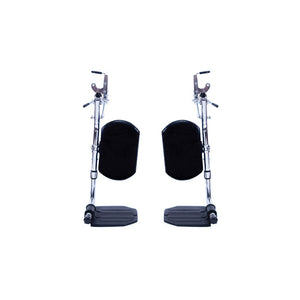 Wheelchair Legrest, Hemi Swingaway, Aluminum Footplate