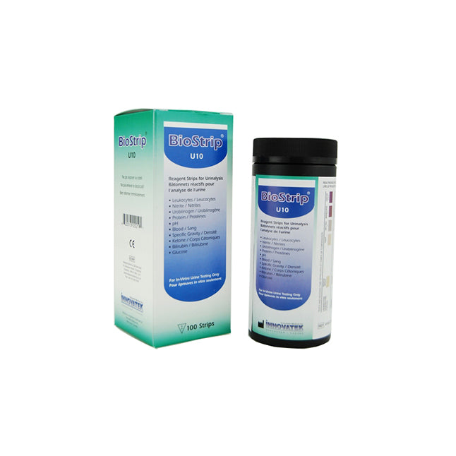 BioStrip® U10 Urinalysis Reagent Strip