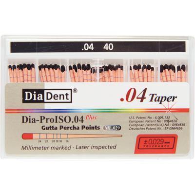 Dia-Pro ISO GT™ Taper Gutta Percha Points – MI.029, 60/Box