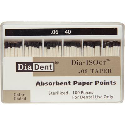 Dia-ISO GT™ Absorbent Paper Points – 0.06 Taper, ISO-GT, 100/Pkg