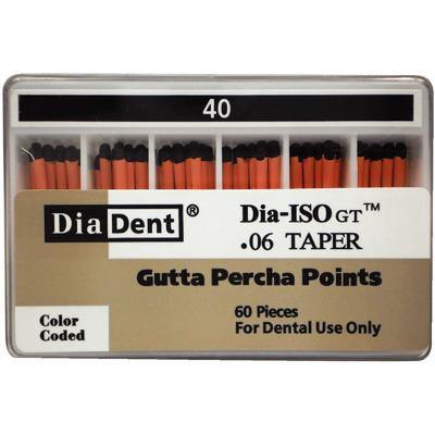 Dia-ISO GT™ Gutta Percha Points – 0.06 Taper, 60/Box