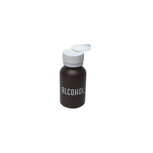 Alcohol Bottle, 8 oz, Brown