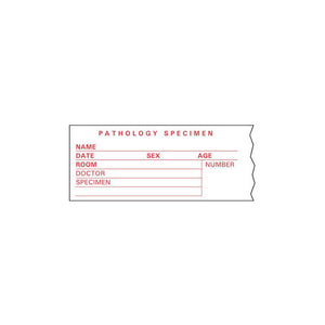 Lab Communication Tape, Removable, Pathology Specimen, W1-1/2