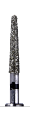 Diamond Bur, Round End Taper 10/pk