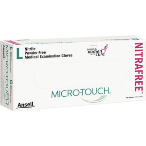 Micro-Touch® NitraFree™ Pink Gloves, 100/Pkg