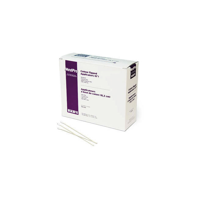 MedPro® Cotton Tipped Applicator, Wooden, Non-Sterile