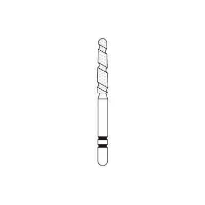 Two Striper® TS2000™ Diamond Burs – FG, Coarse, Green, 5/Pkg