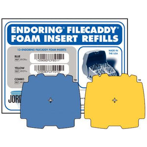 Endoring® FileCaddy™ Foam Inserts, 12/Pkg