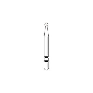 Two Striper® Diamond Burs – FG, Coarse, Green, Round End, 5/Pkg