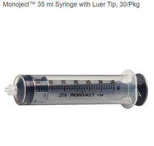 Monoject™ 35 ml Syringe with Luer Tip, 30/Pkg