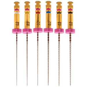 K3 Nickel-Titanium Endodontic Files – 25 mm Length, 6/Pkg